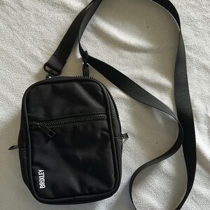 Brixton Black Compact Crossbody Sling Bag
